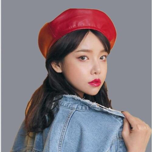 SUOGRY Women's Leather Hats