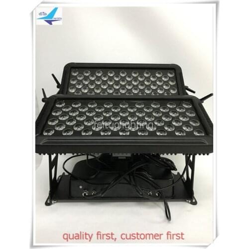 T-2pc/lot 120x18w RGBWA UV 6 in 1 IP65 waterproof building garden wall washer LED Architectural Wash light