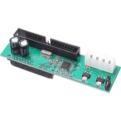 High Quality PATA to SATA Converter 40 Pin IDE Port to Serial ATA Adapter Converters Card For 3.5/2.5 Inch HDD DVD