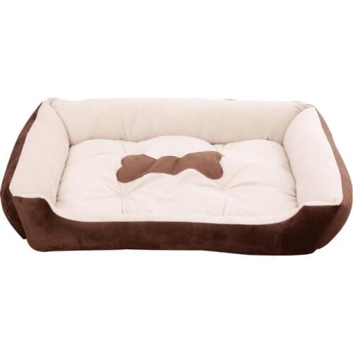 Winter Warm Puppy Big Dog Bed Kennel Cozy Cotton Pet Dog Beds for Small Medium Large Dogs Chihuahua Sofa Mat Plus Size Cat House
