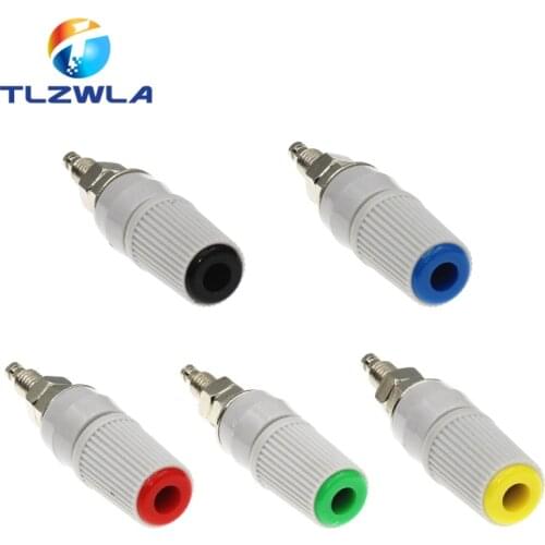 1pcs High Current 30A M5 Type 4mm Amplifier Female Banana Jack Socket Test Binding Post