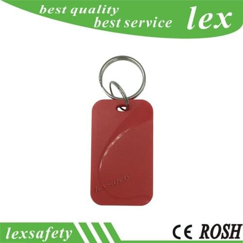 100pcs 13.56MHz IC M1 Keyfobs Tags Access Control System Token Attendance Keychain ABS Waterproof kit FM11RF08 RFID Key Card