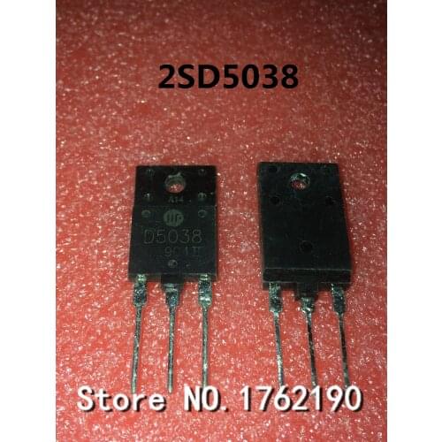 100PCS/LOT D5038 2SD5038 TO-3PF power switch tube display tube