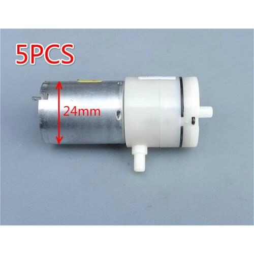 5PCS/LOT DC 3.7V 5V 6V 370 Micro Air Pump Electric Pumps Mini Vacuum Pump Pumping Booster For Medical Treatment Instrument(6.8)