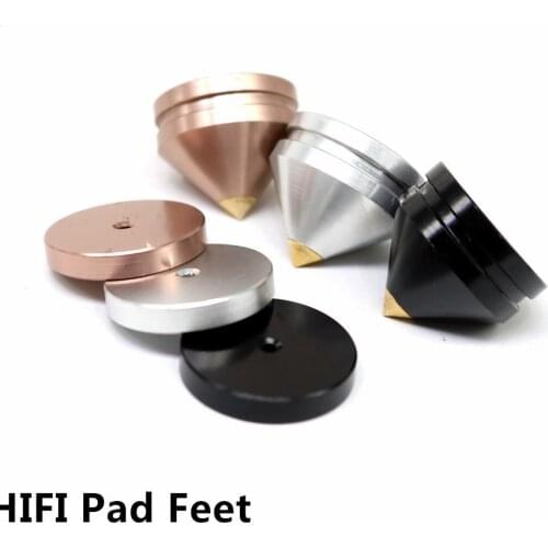 8pair CD Amplifier Home Speaker Foot Pads Desk Stand Isolation Copper Suspension Base Stable Spike Floor HIFI Shock Absorber