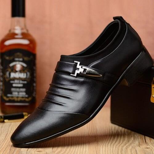 Мужские кожаные туфли Albeey China At AliExpress