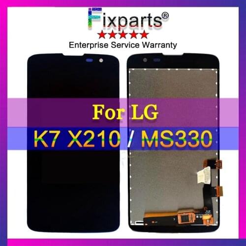Black For LG K7 X210 X210DS LCD Display+Touch Screen Digitizer With Frame Assembly Replacement For LG MS330 Screen Free Shopping