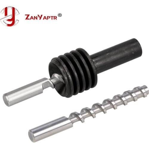8MM x 82MM / 10x120MM Ceramic Mud Powder Extruder Micro Screw Throat Feed Rod Feed Rod 3D Printer Accessories