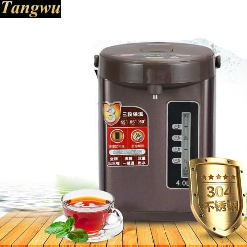 Electric thermos water bottle home insulation full stainless steel capacity NEW 4L