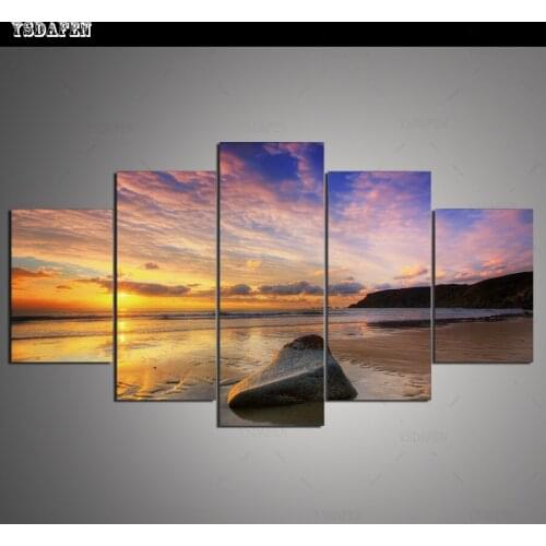 HD print olieverf Film modulaire foto Scenery poster kind room decor woondecoratie 5 stks canvas art z447