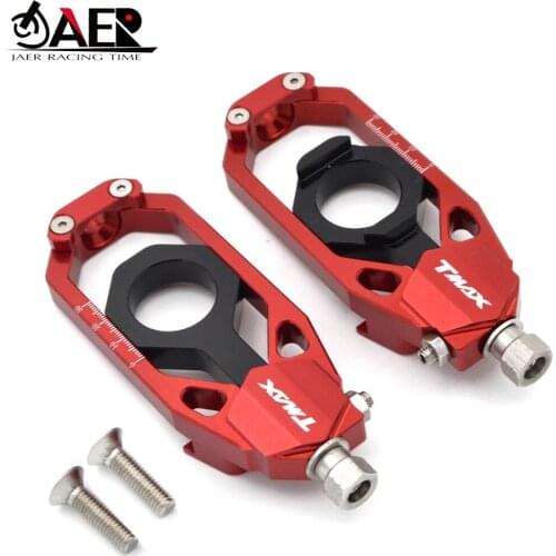 JAER For Yamaha T MAX 530 2013-2019 Motorcycle Tensioner Catena Spindle Chain Adjusters