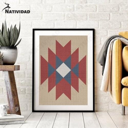 Mosaic Art Poster Wall Art Decor Abstract Canvas Painting Home Decor Nordic Large Interior Paintings Shop Home Decoration