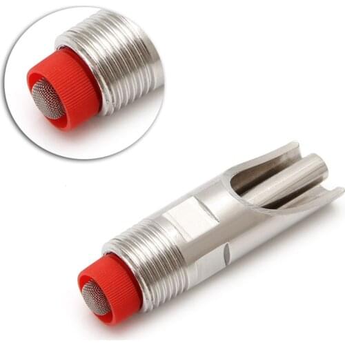 New Stainless Steel Duck-Billed Pig Automatic Water Nipple Drinker Plastic Mouth Cap Feb9