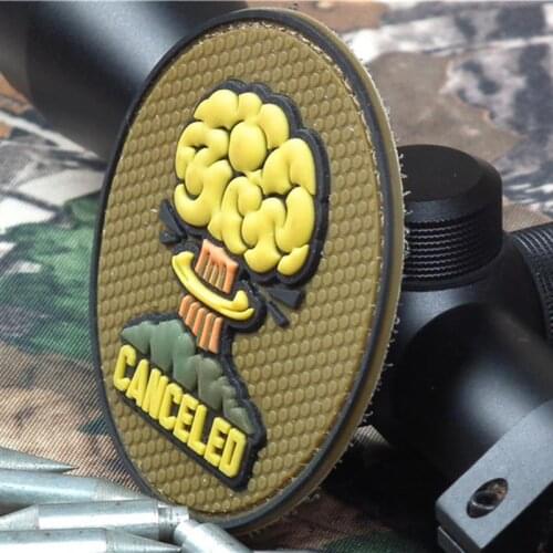 CANCELED 3D RUBBER PVC TACTICAL ARMY ISAF FULL COLOR BADGE