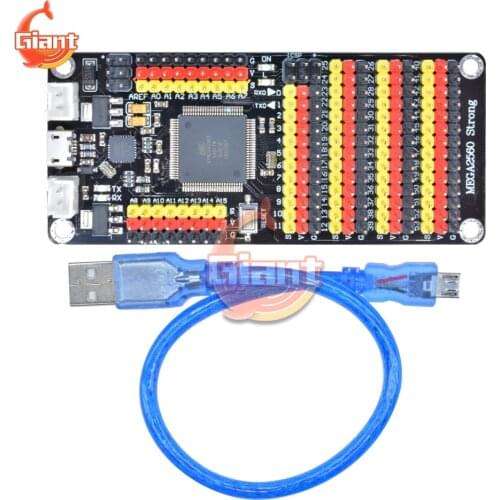 MEGA2560 ATmega2560 ATmega DM Strong Series MEGA 2560 Microcontroller Board for Arduino Module Micro USB with USB Cable