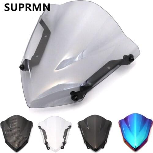 Suitable for Yamaha MT09 FZ-09 MT07 FZ-07 modified front windshield goggles windshield windshield