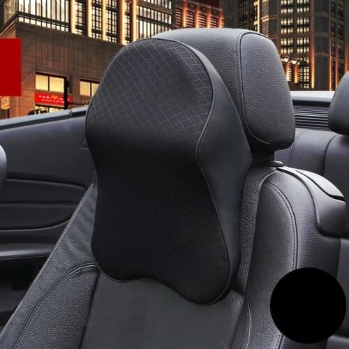Car Seat Headrest Cushion 3d Memory Foam Pillow Neck Pain Relief Travel Neck Support Breathable Mesh Memory Foam Cushion
