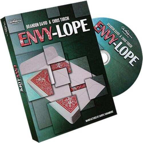 Paul Harris Presents Envylope Magic Tricks By Brandon David And Chris Turchi(Gimmick And DVD) Close-Up Stage Magic Props Magici