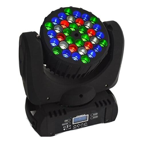 Hot sell 36*3W Beam Moving Head Light RGBW LED Wash Moving Stage Lighting