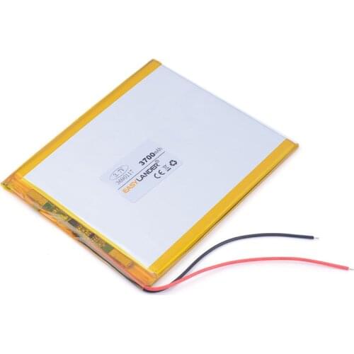 1PCS ultra-thin high-capacity lithium-ion Tablet polymer battery 3.7 V 3690117 3700mah tablet ramos W2