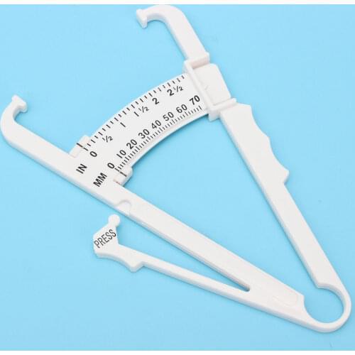 2PCS Body Fat Caliper Mass Monitors Measuring Tape Tester Fitness Lose Weight Fitness Equipments Racks Accessories