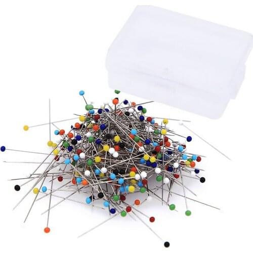 250Pcs/Box Florists Sewing Pin Pearl Head for Corsage Weddings Supplies Plastic/Stainless Steel Sewing Tools Multi Purpose