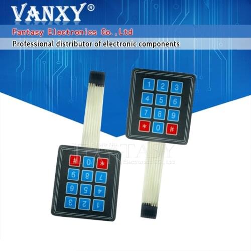 5pcs 12 Key Membrane Switch Keypad 4 x 3 Matrix Array Matrix keyboard new