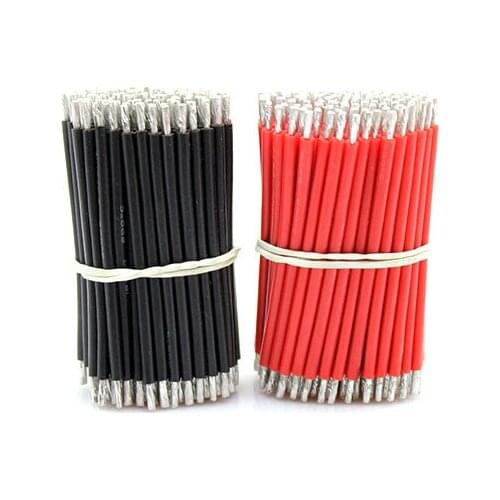 Free shipping 100pc 10cm 12 awg silicone wire quality Aircraft model flexible silicone cable for battery high temperature