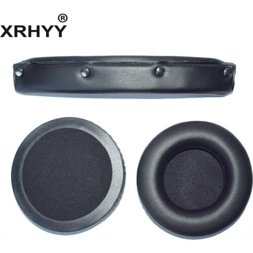 XRHYY Black Replacement Earpad Headband Cushion Set For Beyerdynamic DT770 DT880 DT990 DT 770 Headphones