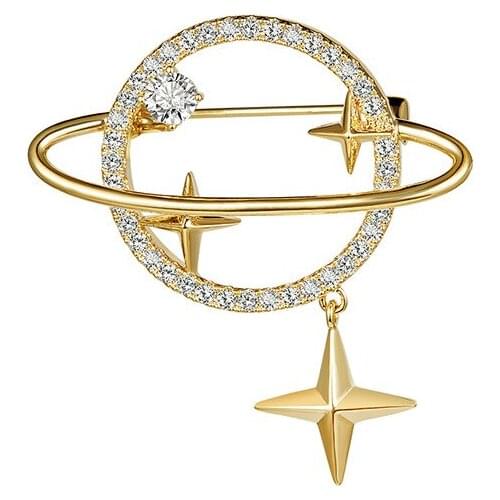 Dara Fashion Design Sense Starry Universe Brooch 2021 New Arrival