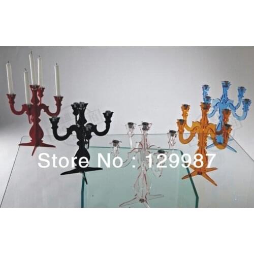Hot selling acrylic candle holder,acrylic candelabra home decoration,270x270x270mm
