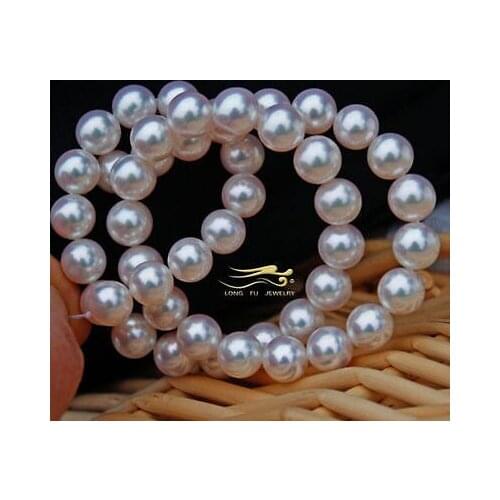 Hot sell HOT sell new Style AAA perfect round 10-11mm natural south seas white pearl necklace 17