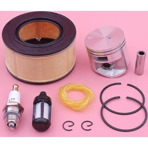 44mm Piston Air Fuel Filter Line Kit For Stihl MS251 MS 251 Chainsaw 1143 030 2007, 1141 120 1600 w Pin Rings Circlip Spark Plug