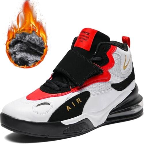 Winter High Top Sneakers Men Fashion Trending Casual Shoes Men Outdoor Lightweight Basketball Sneakers Breathable Big Size 37-45