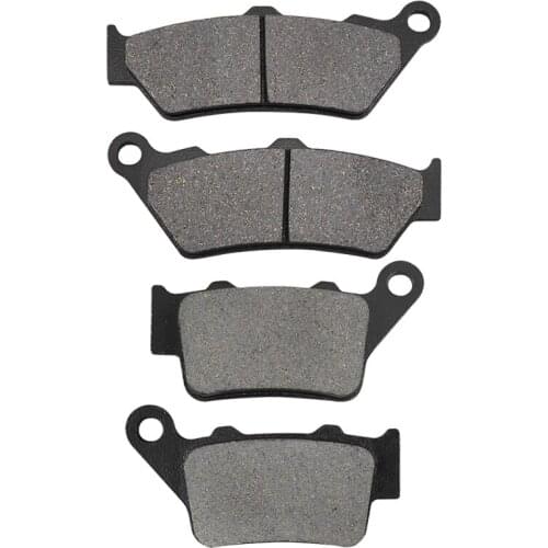 Yerbay Motorcycle Front and Rear Parts Brake Pads For Honda NX650 NX 650 V/W/X Dominator 1997- 2002 SLR650 SLR 650 1997-1998
