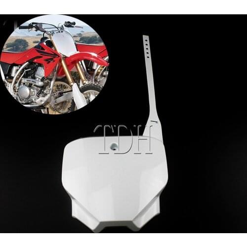 For Honda CRF150F CRF230F 2003-2019 Motocross Dirt Bike Off Road Racing Front Number Plates Name Blank Board Plate CRF 150 230