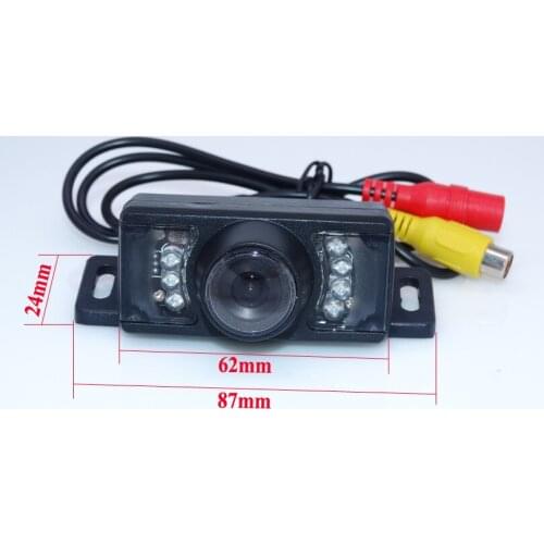 Wire witn 7 IR lights camera colorful ccd hd image use for car rearview camera adapt into various car free shipping period