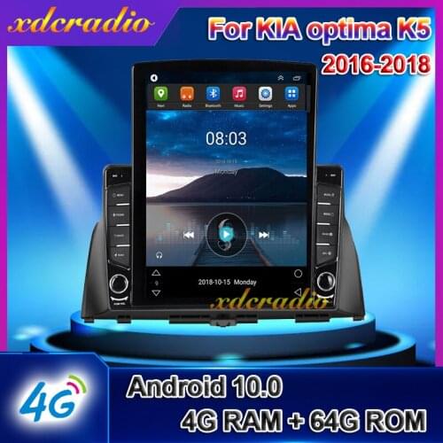 Xdcradio 10.4" Android 10.0 Tesla Style Vertical Screen For KIA optima K5 Car Radio Automotivo Multimedia Player GPS Navigation