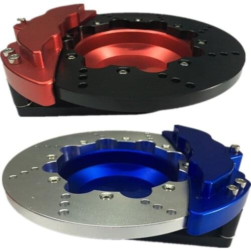 SPSLD Aluminum Racing Car Design And Brake Pliers Ashtray Rotary Cigarette Ashtray, Indoor And Outdoor Use