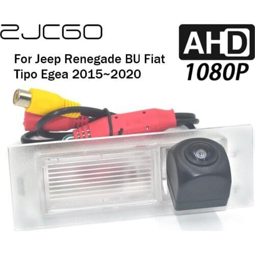 ZJCGO Car Rear View Reverse Backup Parking Reversing Camera for Jeep Renegade BU Fiat Tipo Egea 2015 2016 2017 2018 2019 2020