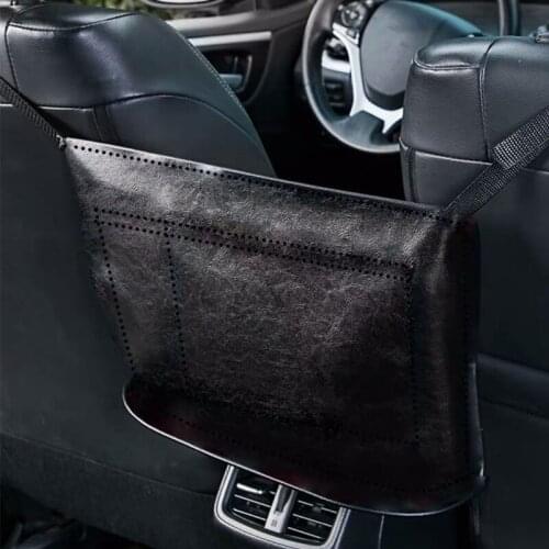 Car Handbag Holder Leather Seat Back Organizer Auto Seat Clearance Storage Bag 964B