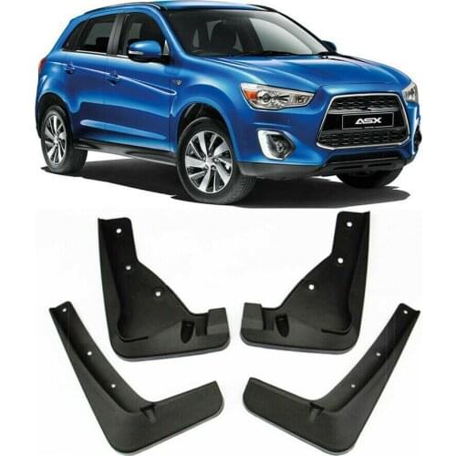 Car Decoration Front & Rear Splash Guards Mud Flaps fit for 2013-2018 Mitsubishi ASX Outlander Sport 4PCS/Set