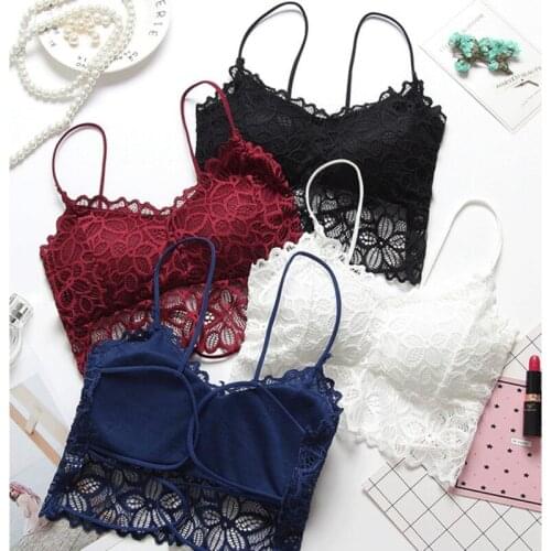 Sexy Bra Women Lace Bralette Sexy Lingerie Underwear Wireless Padded Seamless Bras for Women Beauty Back Sexy Lingerie