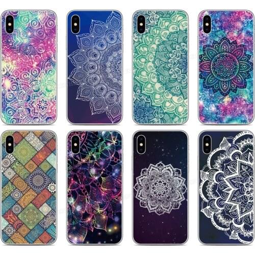 Mandala Floral Phone Case For OPPO Realme X50 5 6 Find X2 Reno A Ace 3 Pro A92S A91 F15 A52 A72 AX7 A5S A31 A8 A9 A5 2020 Cover