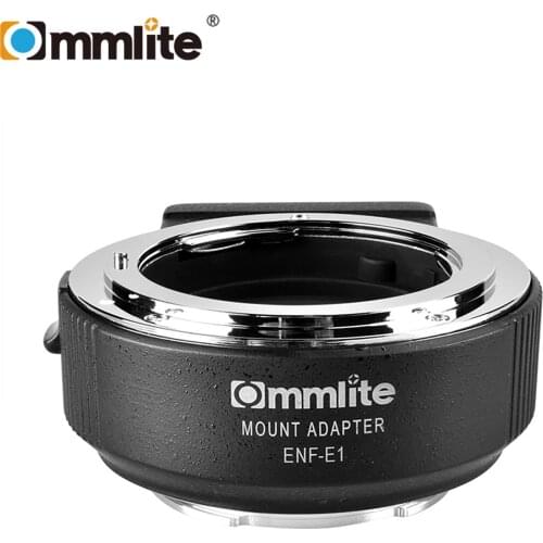 Commlite CM-ENF-E1 PRO Auto Focus Lens Mount Adapter for Nikon F Lens to for Sony E-Mount A9 A7RII A7M3 A7SII A6300 A6500 A7R3