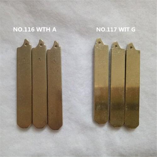 DAKATU Metal Blank Uncut Flip KD Remote Key Blade For Honda Accord Fit Odyssey 2014 G/A Flip Key Blade 116# 117