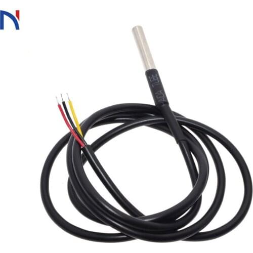 1PCS DS18b20 Temperature Sensor Waterproof DS1820 Stainless Steel Package Temperature Probe 18B20 For Arduino Diy Kit 1m 2m 3m