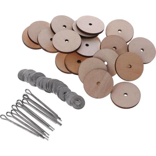 10 Sets Wood Joints Connectors For Handmade Teddy Bear Children Kids Toy DIY Scrapbooking Manual Handicraft Accessory