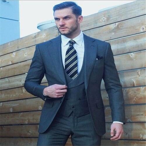 Custom Homme Skinny Formal Wedding Suits For Men Custom Made Mens Suits With Pants Ternos Masculino Slim Fit Tuxedo 2020