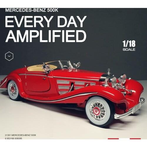 Maisto 1:18 Classic car collection car alloy car model simulation car decoration collection gift toy Die casting model boy toy